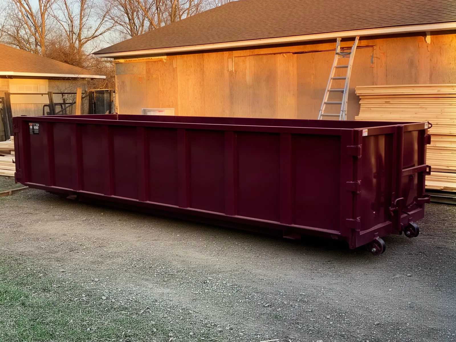 Roll-off dumpster from Jimmy & Al's Dumpsters in Carlsbad, CA